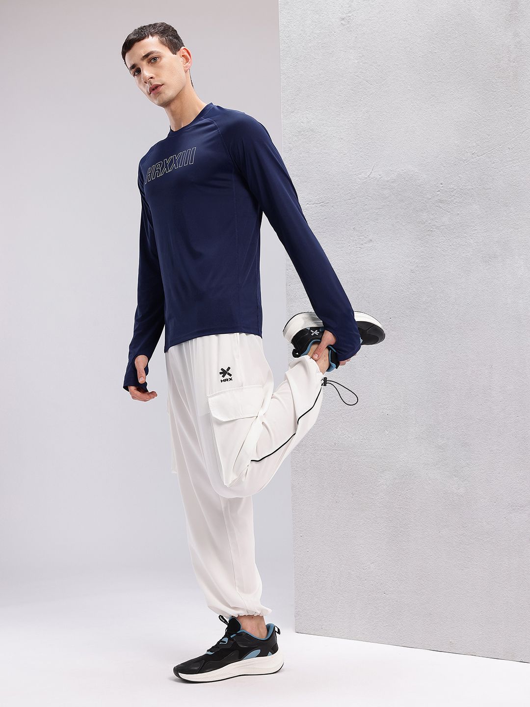 HRX by Hrithik Roshan Men Printed Rapid-Dry Training T-shirt