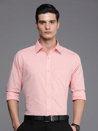 Raymond Self Design Slim Fit Pure Cotton Formal Shirt