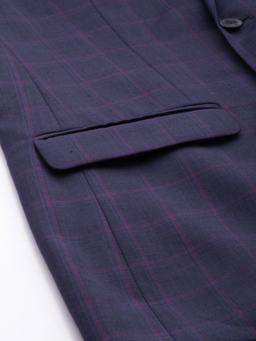 Raymond Slim Fit Checked Notched Lapel Single-Breasted Formal 2 Piece Suits