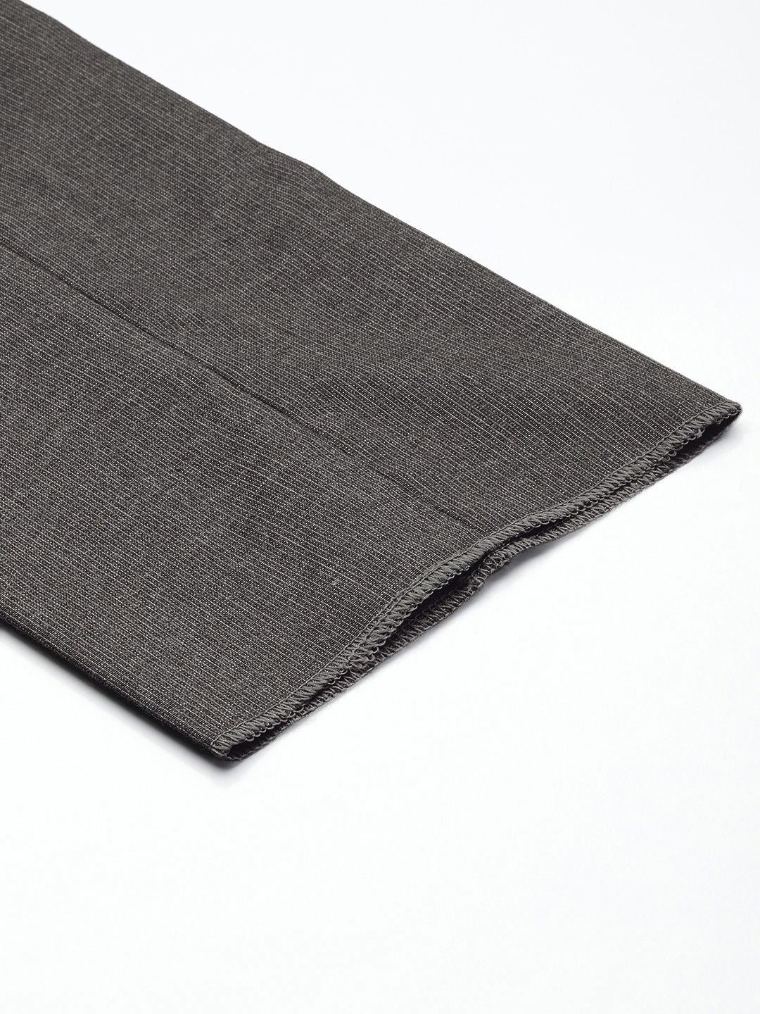 Raymond Men Textured Slim Fit Formal Trousers