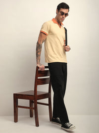 DILLINGER Men Short Sleeve Regular Fit Solid Polo Tshirt