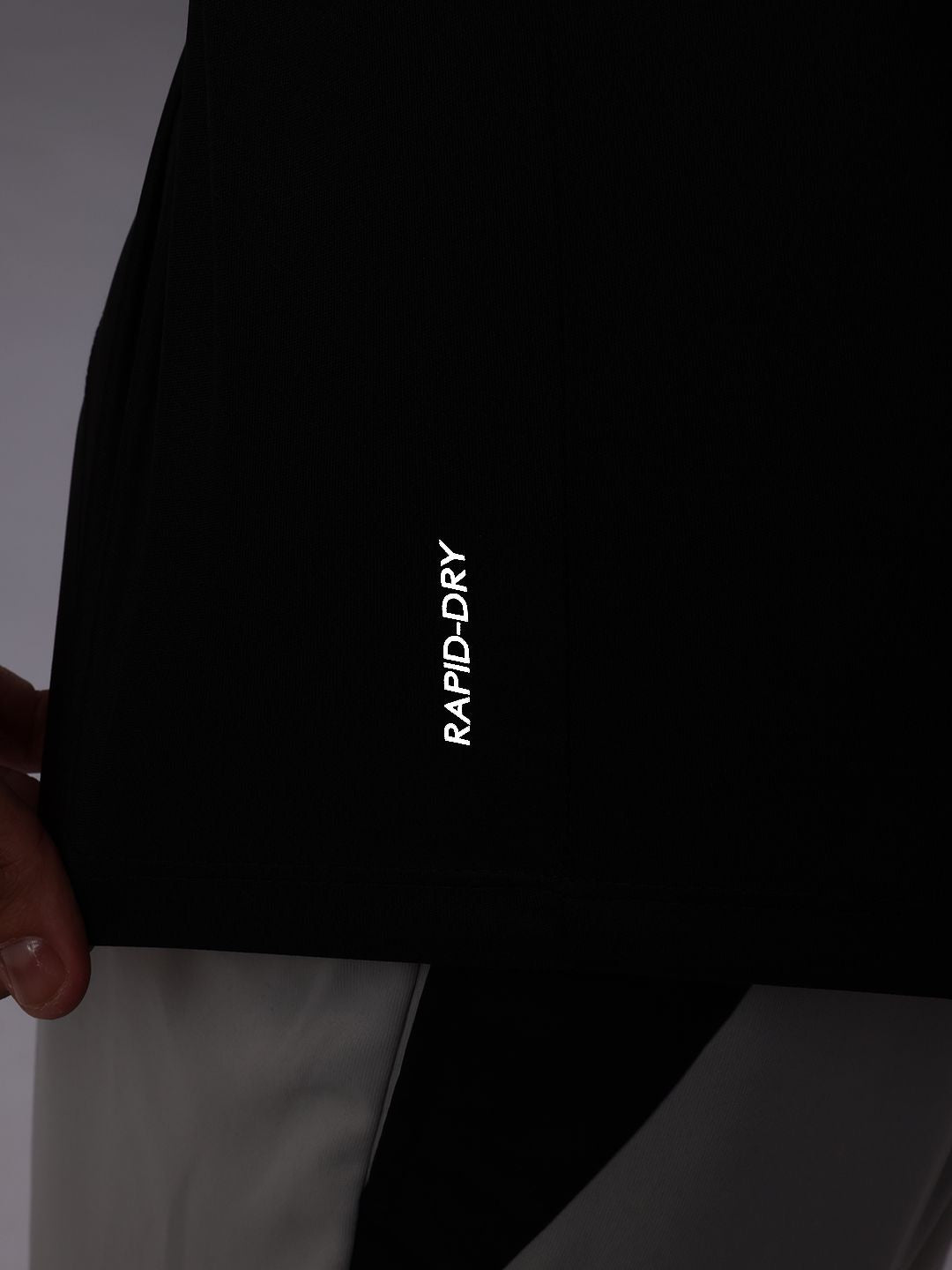 HRX by Hrithik Roshan Contrast Stitches Raglan Sleeves Rapid-Dry Training T-shirt