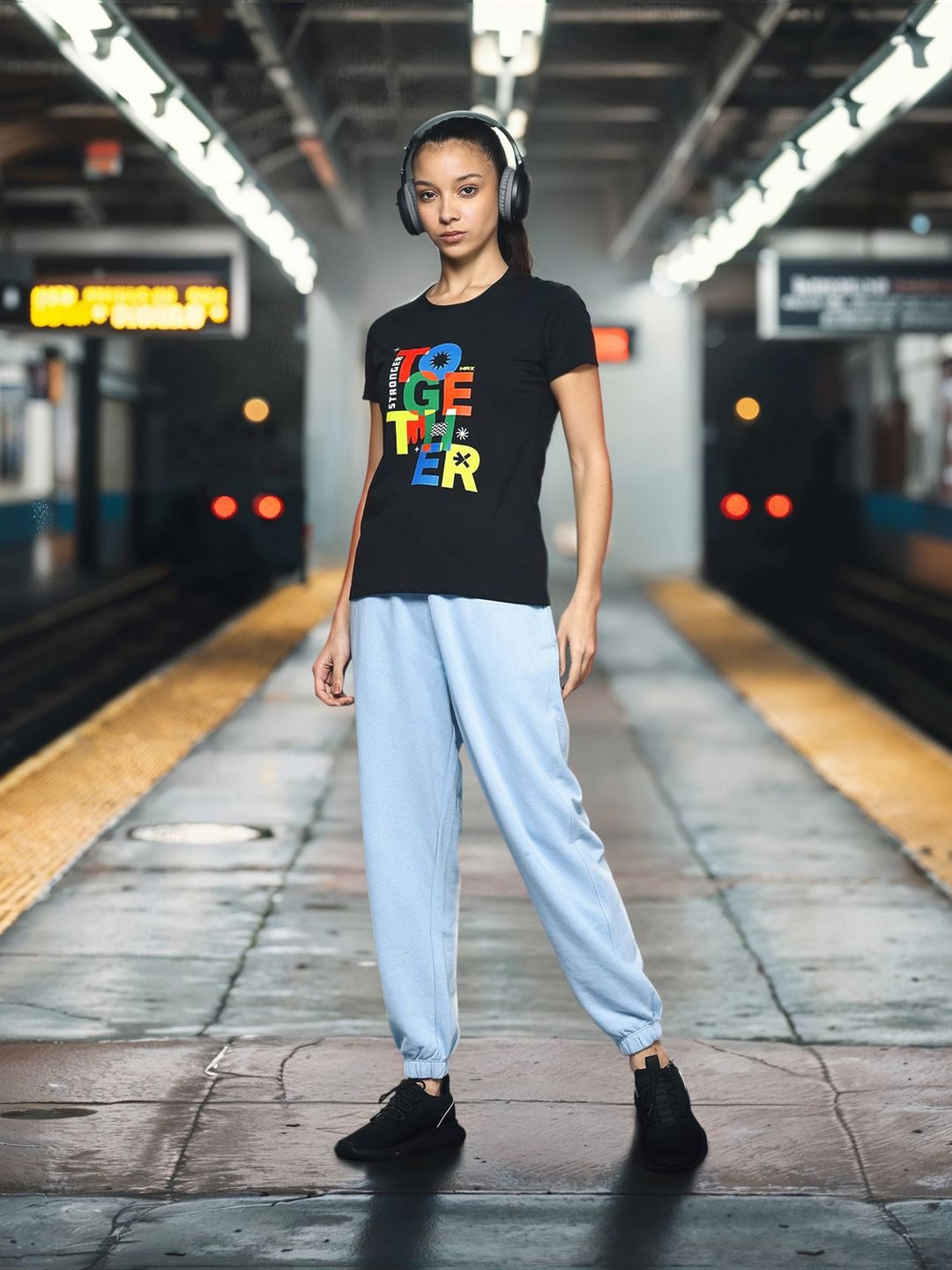 HRX by Hrithik Roshan Printed Casual T-shirt