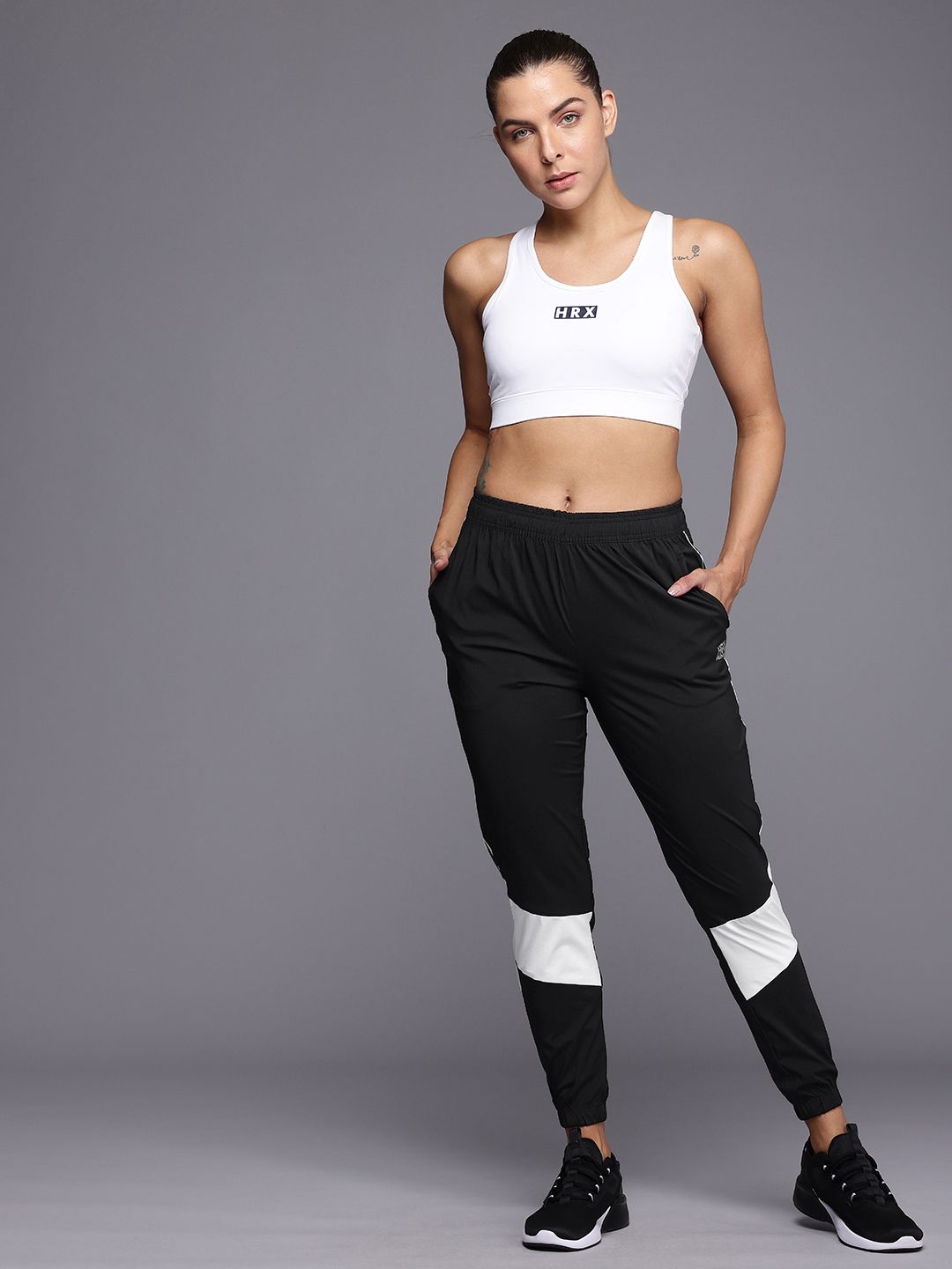 HRX by Hrithik Roshan Women Antimicrobial & Rapid Dry Slim Fit Running Joggers