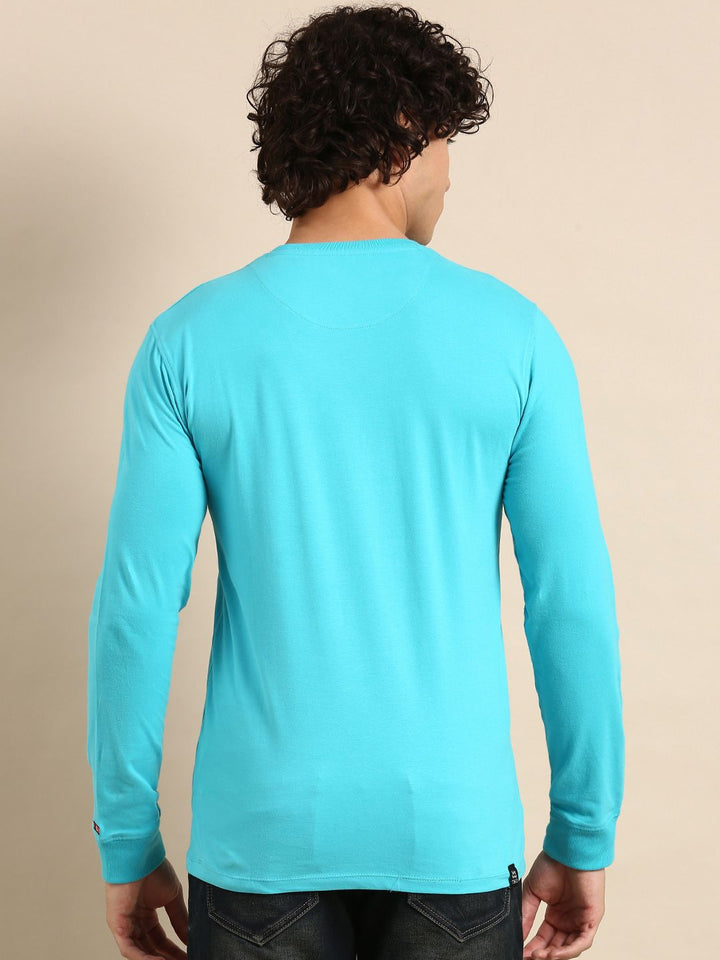 Being Human Embossed Detail Patchwork Round Neck T-shirt