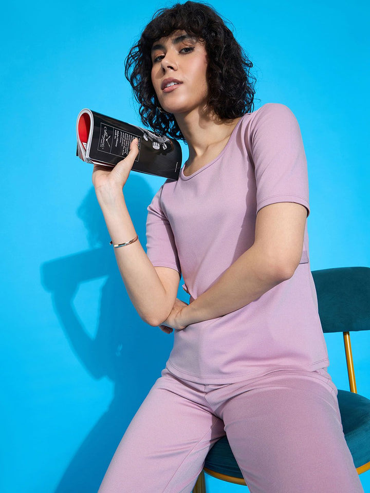 SASSAFRAS worklyf Short Sleeves Top With Trouser