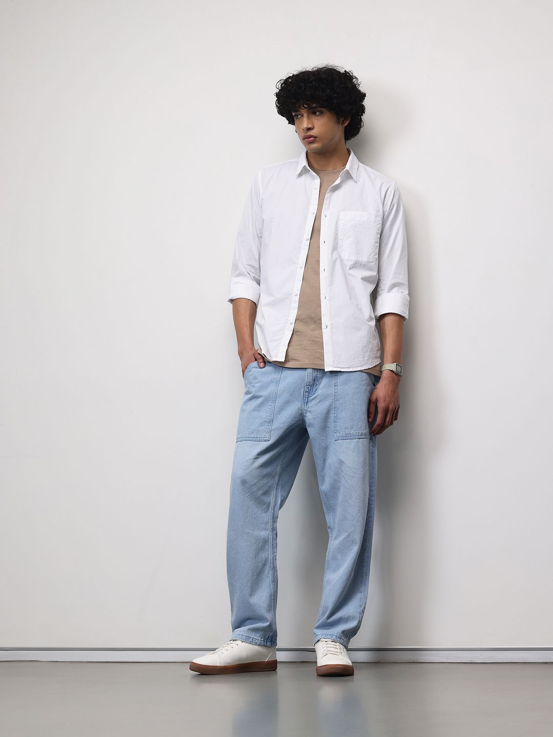 ether Pure Cotton Casual Shirt