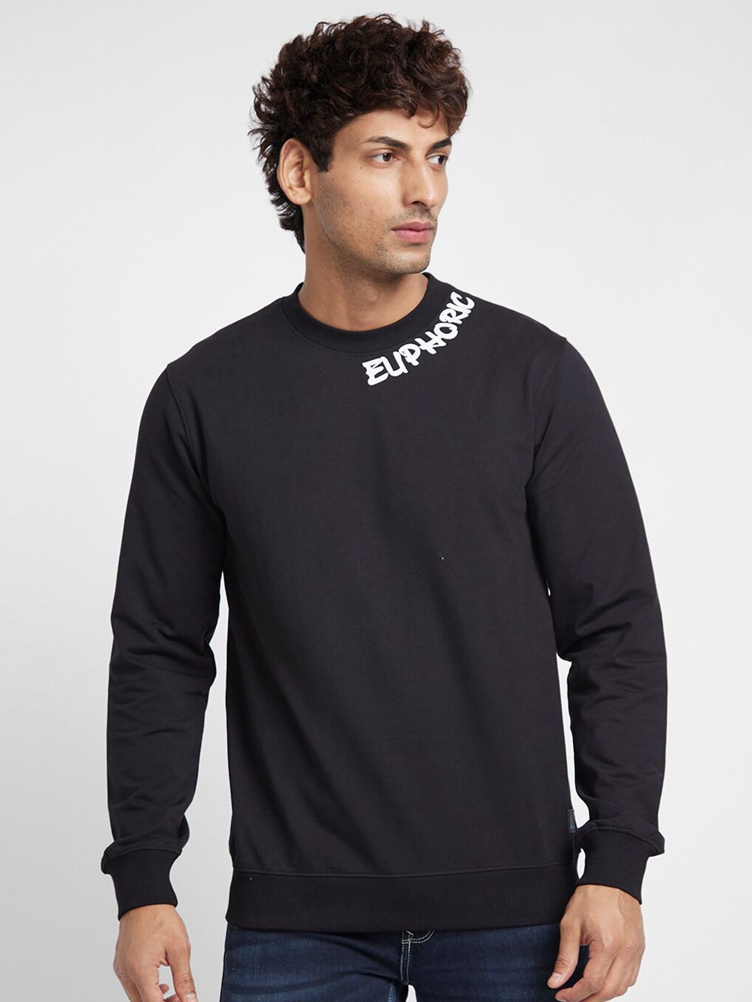 Being Human Typography Printed Pullover