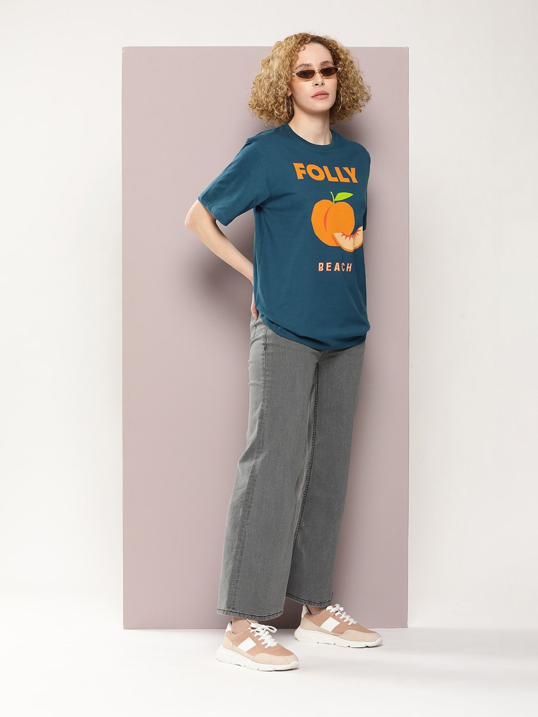 DILLINGER Graphic Printed Oversized Pure Cotton T-shirt