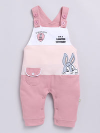 Moms Love Infants Boys Pure Cotton Applique Detail Dungaree With T-Shirt