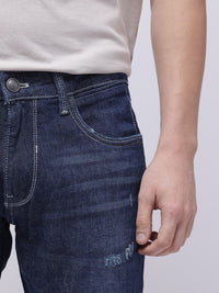 RARE RABBIT Men Comfort Mid-Rise Regular Fit Stretchable Jeans