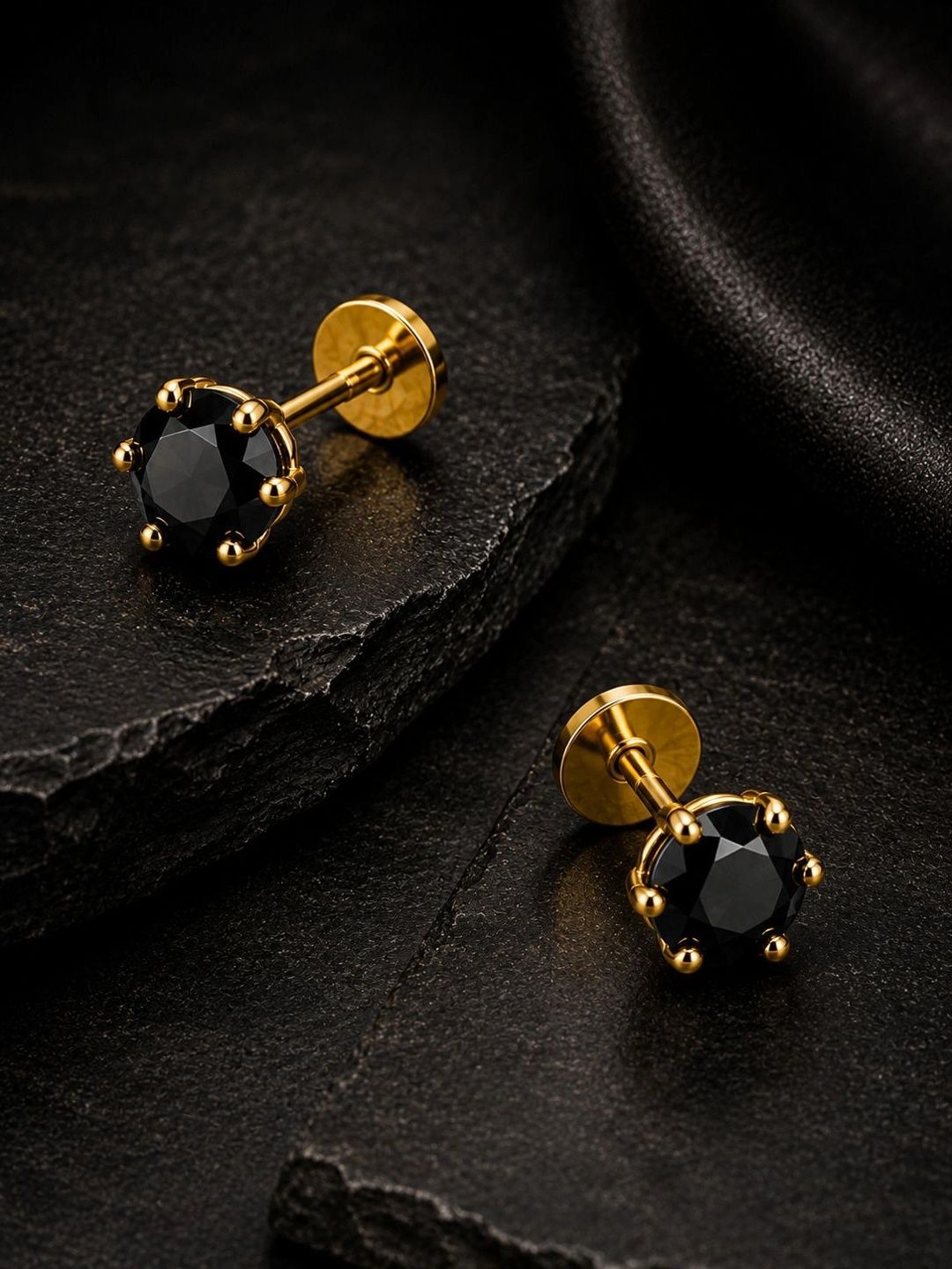 PANASH Circular Studs Earrings