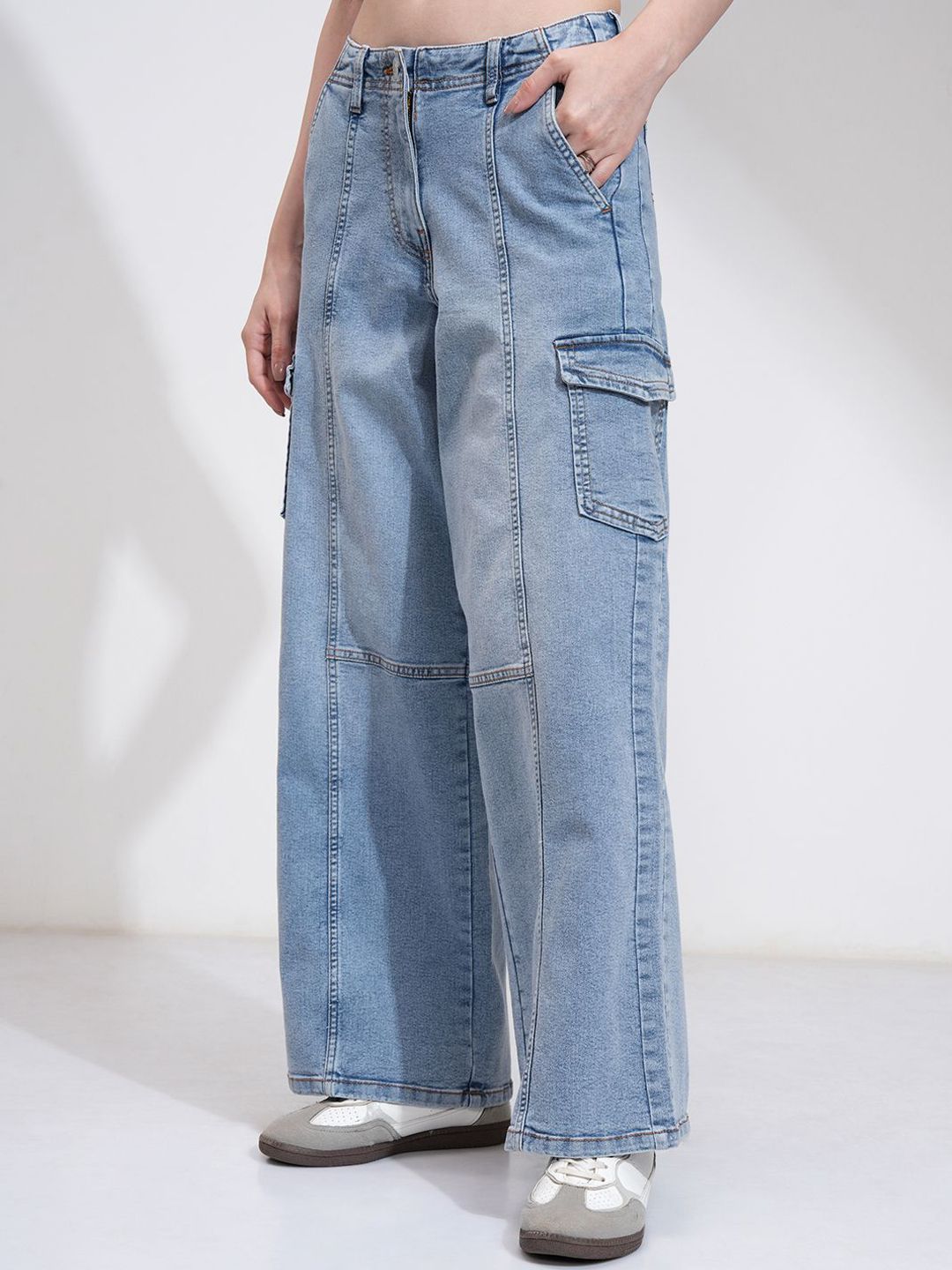 Tokyo Talkies Women Cargo Jeans