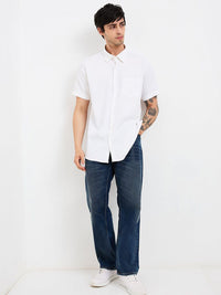 SPYKAR Men Spread Collar Solid Casual Shirt