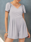 DressBerry V-Neck Basic Playsuit