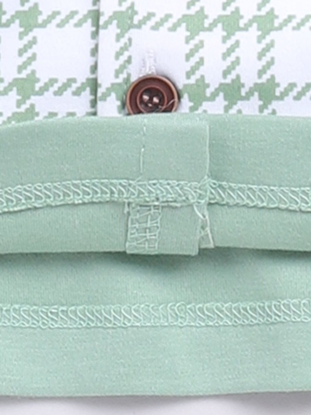 Moms Love Infant Boys Checked Pure Cotton Shirt with Joggers