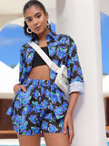 DressBerry Blooming Charm Floral Shirt & Shorts Co-ords