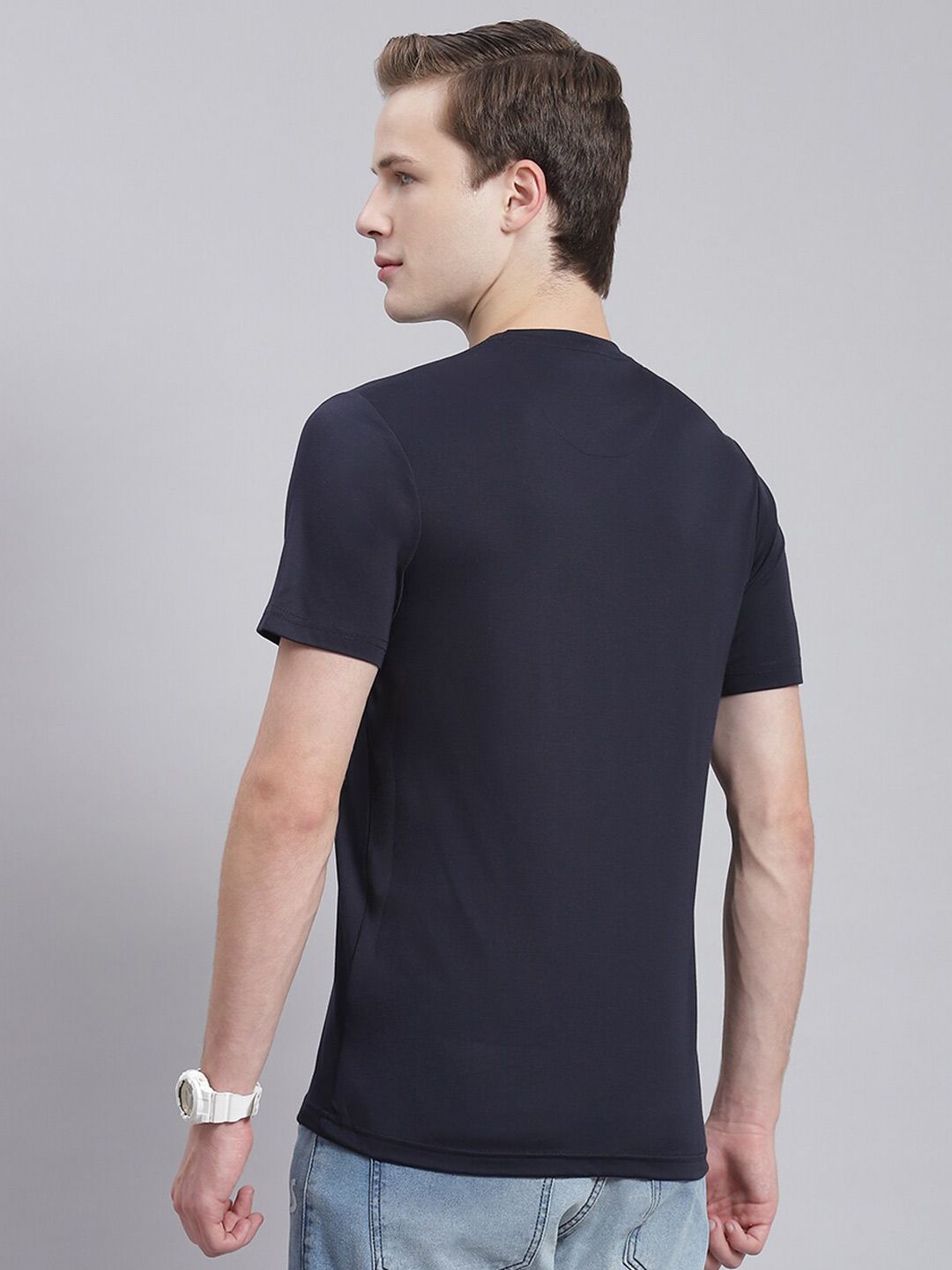 Monte Carlo Typography Printed Cotton T-shirt