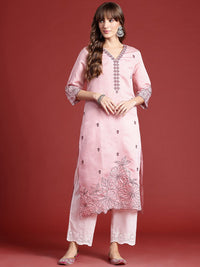 Anouk Floral Embroidered Kurta