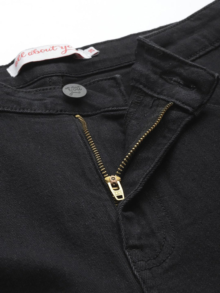 all about you Women Boyfriend Fit High-Rise Stretchable Jeans