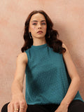 all about you Dobby Textured Sleeveless Top