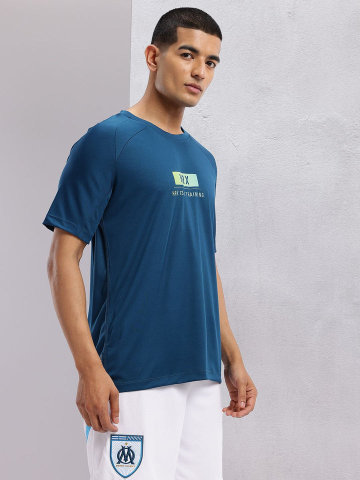 HRX by Hrithik Roshan Brand Logo Printed Rapid-Dry Training T-shirt