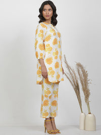 W Floral Print Cotton Pure Cotton A-Line Co-Ords