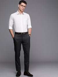 Raymond Pure Cotton Slim Fit Conversational Printed Formal Shirt