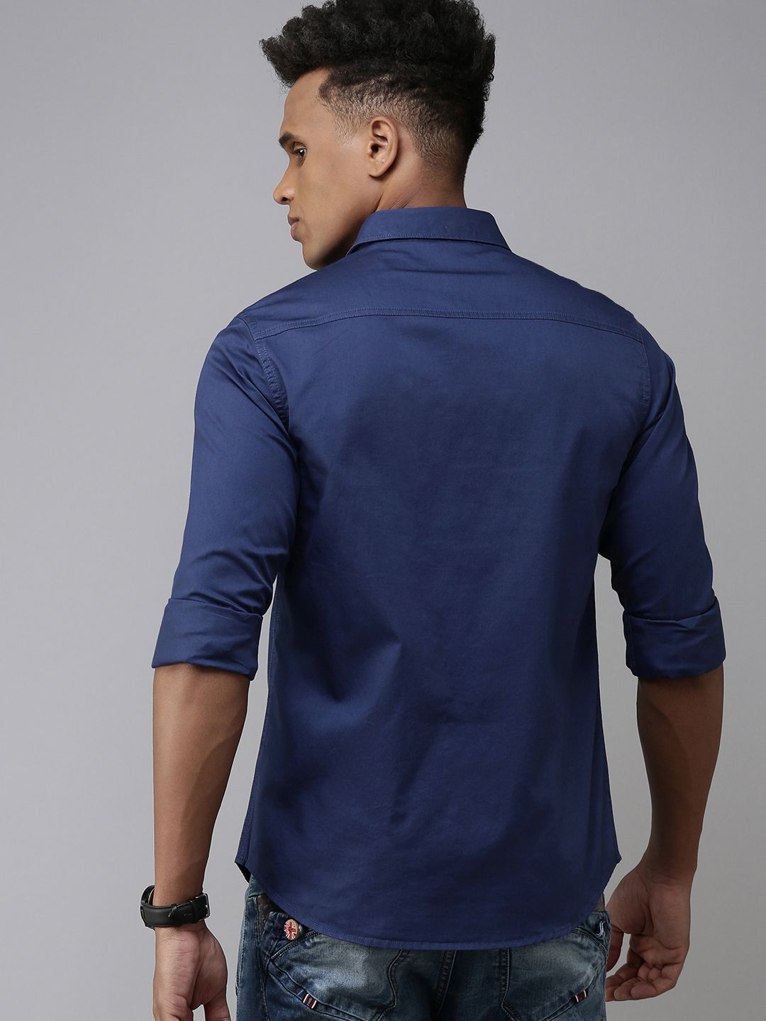 SPYKAR Pure Cotton Slim Fit Casual Shirt