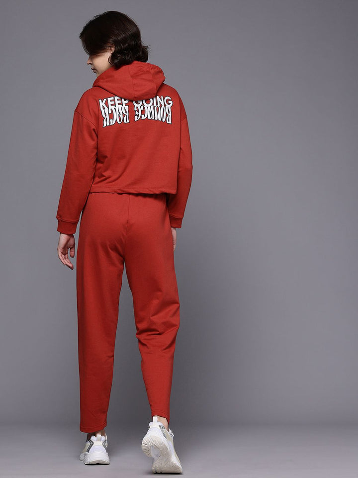 HRX by Hrithik Roshan Women Typography Printed Tracksuit