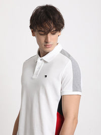 THE BEAR HOUSE Polo Collar Cotton Slim Fit T-shirt