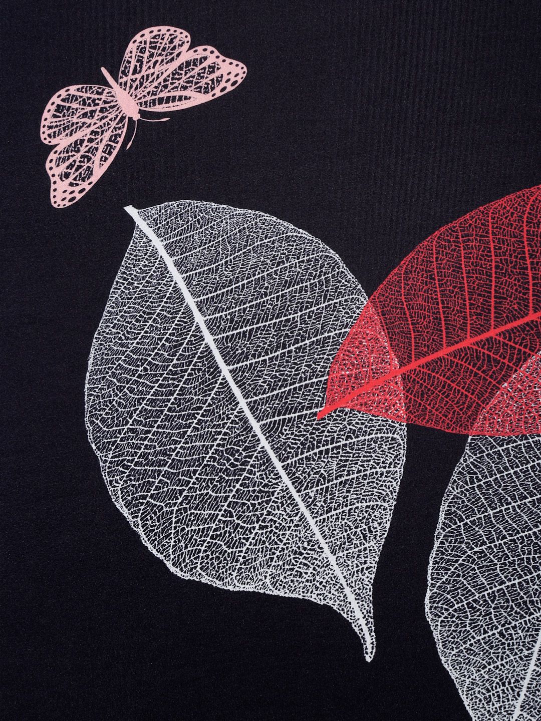 Cortina Black & Red Quirky Printed 2-Seater Sofa Cover