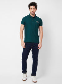 SPYKAR Polo Collar Cotton Slim Fit T-shirt