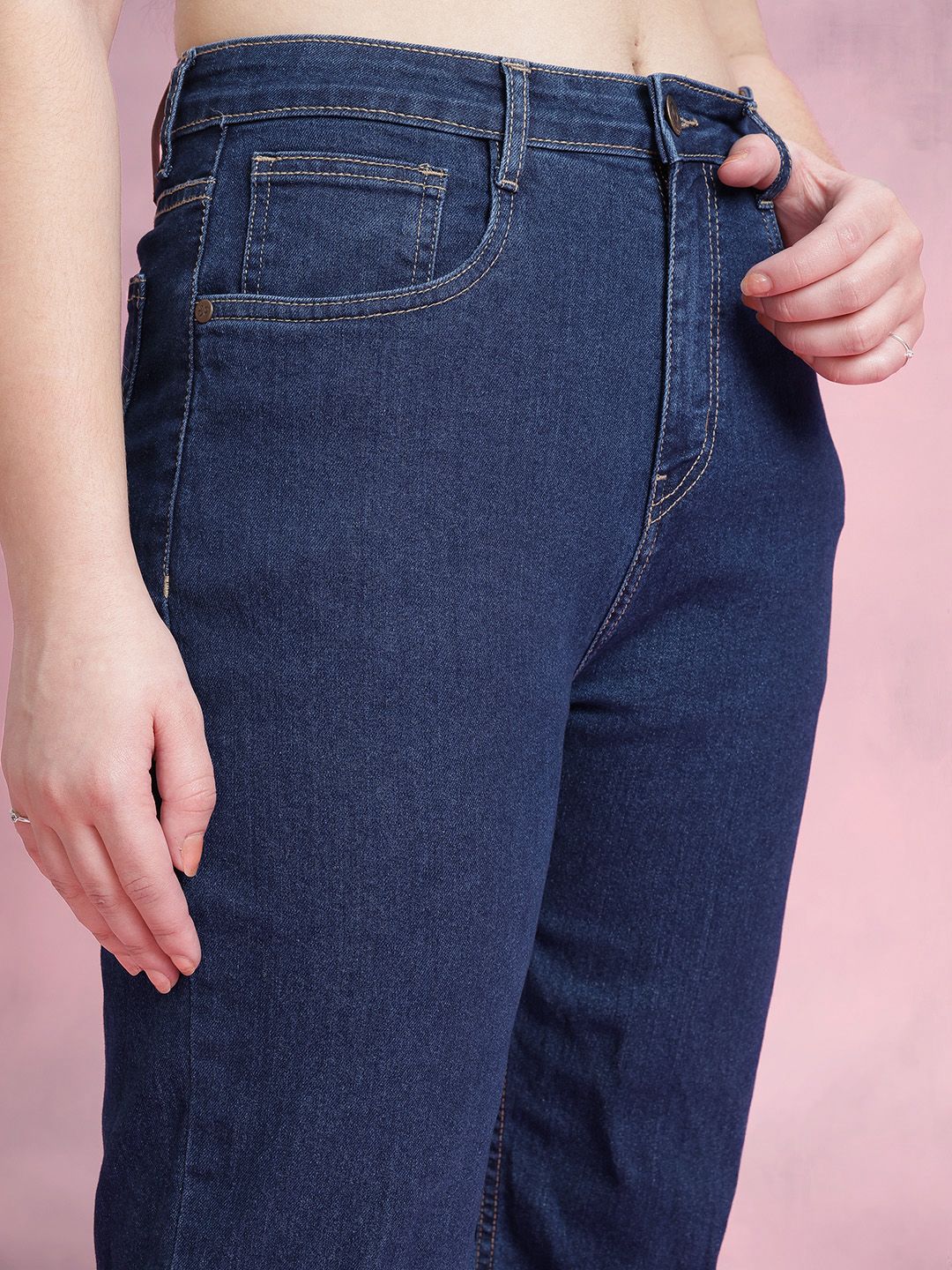 DressBerry Women Straight Fit Stretchable Jeans