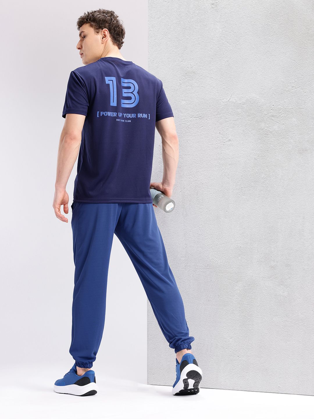 HRX by Hrithik Roshan Typography Printed Detail Regular Fit Rapid-Dry Running T-shirt