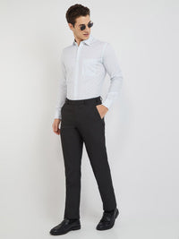 Raymond Men Slim Fit Geometric Printed Pure Cotton Formal Shirt