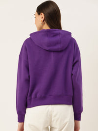 DressBerry Women Printed Hooded Sweatshirt