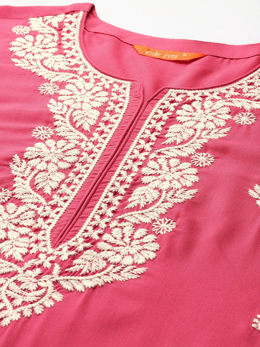 Indo Era Ethnic Motifs Embroidered Thread Work Kurta