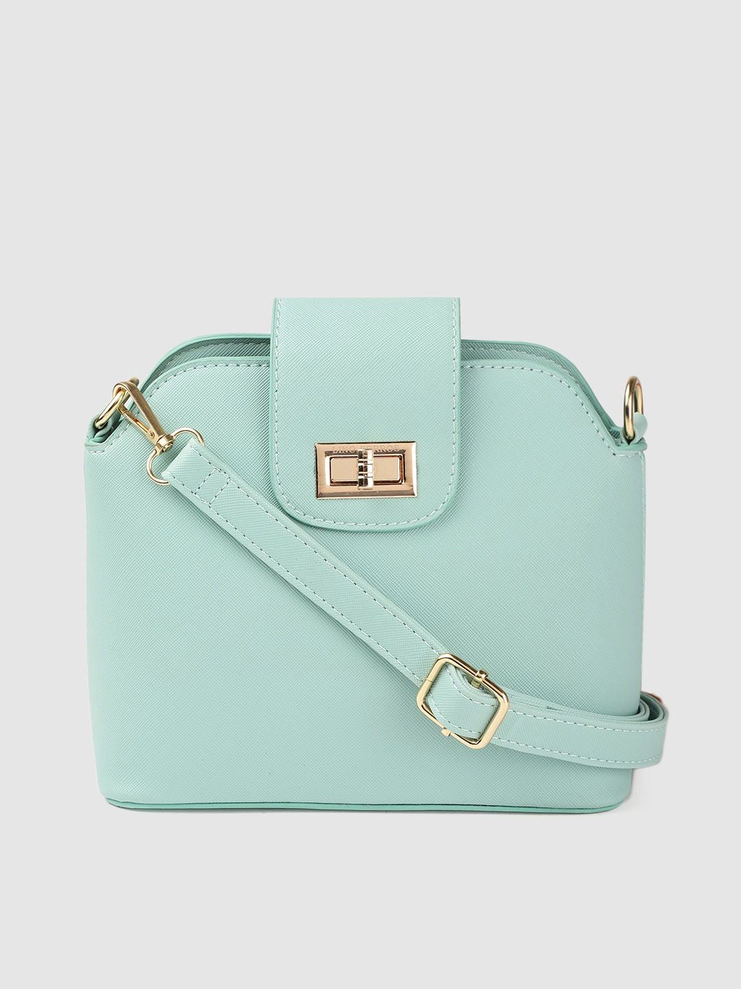 Lino Perros Women Sea Green Solid Sling Bag