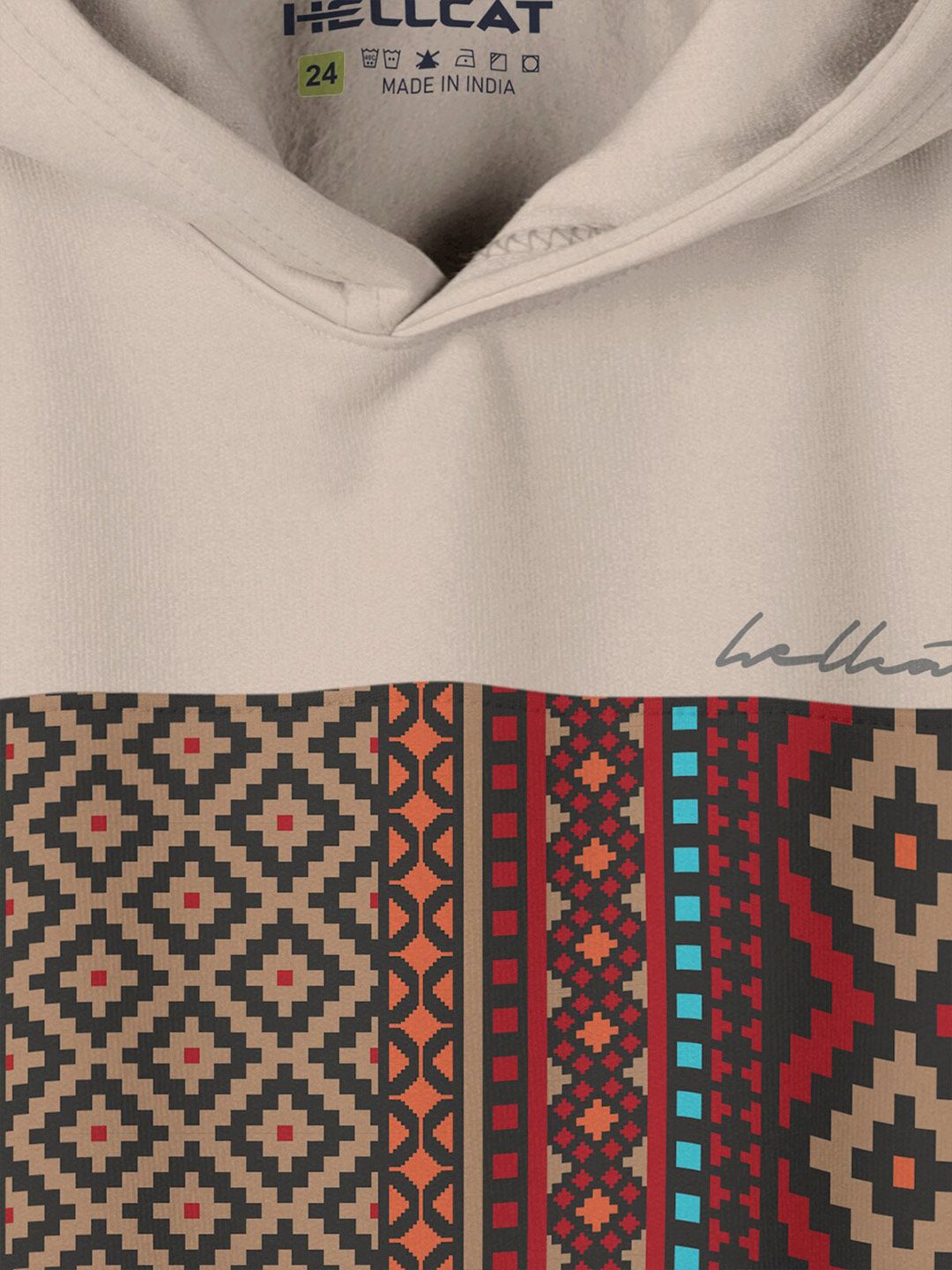 HELLCAT Boys Printed Hooded Sweatshirt With Joggers