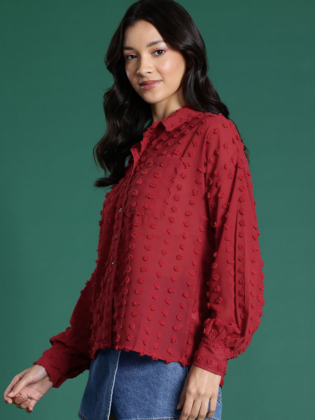 DressBerry Self-Design Casual Shirt