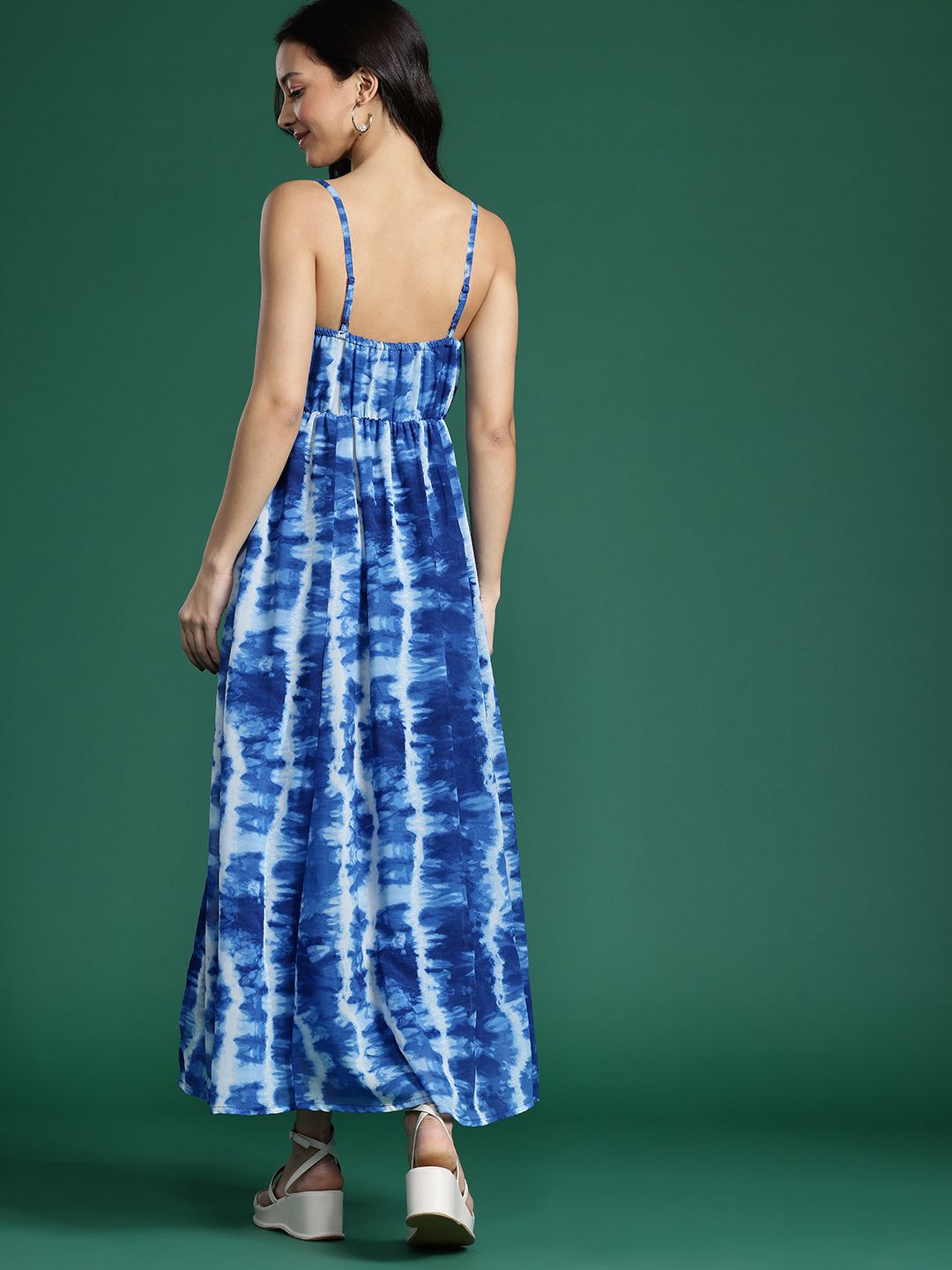 DressBerry Printed A-Line Maxi Dress