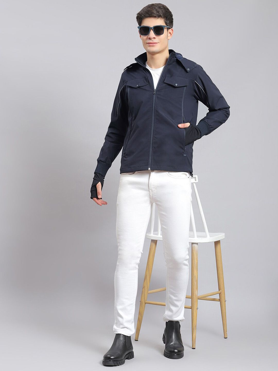 Monte Carlo Lightweight Hooded Tailored Jacket