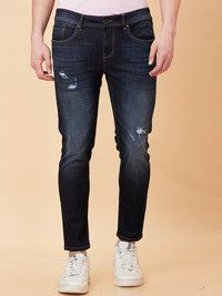 Being Human Men Low Distress Light Fade Jeans