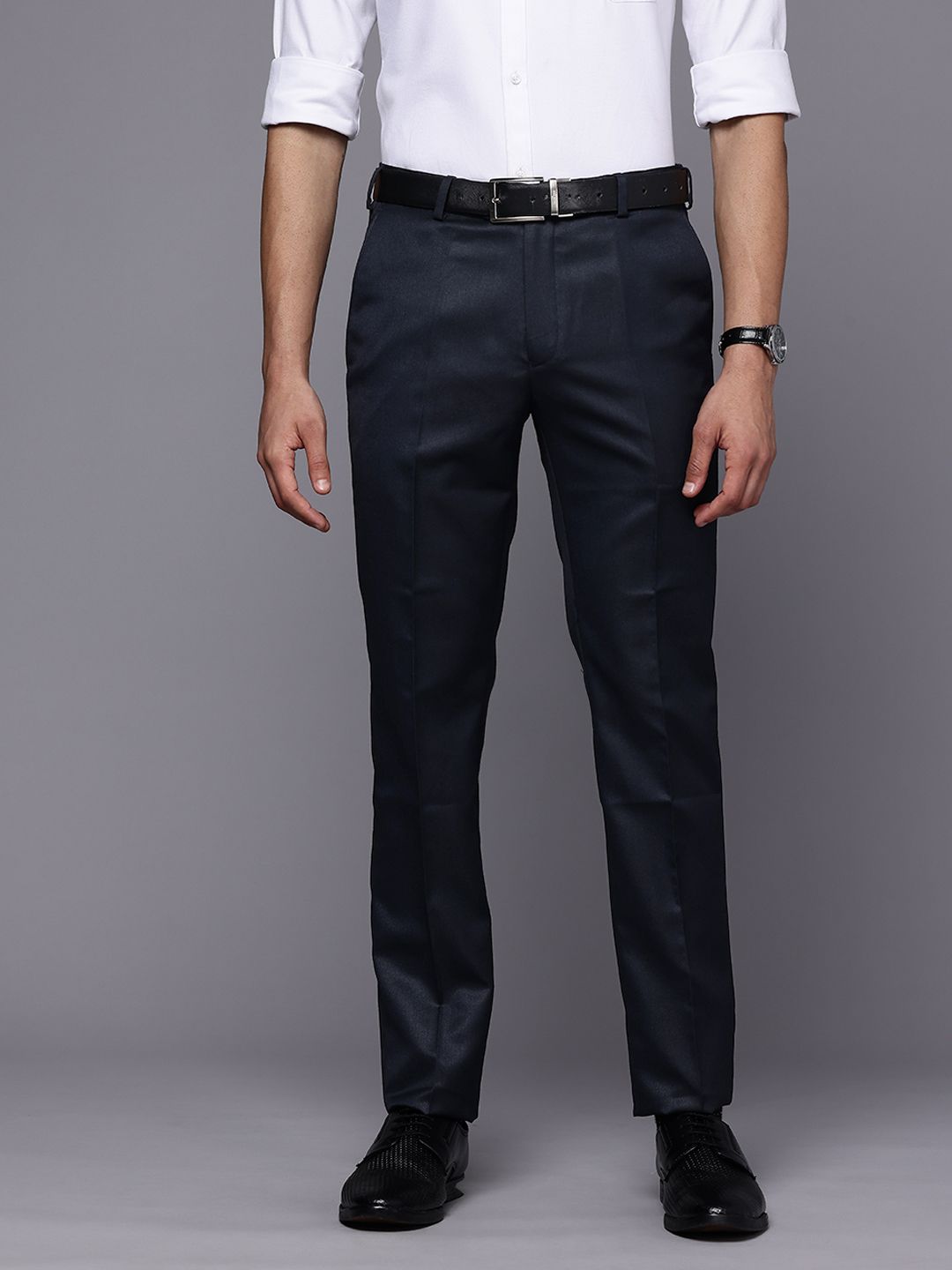 Raymond Men Slim Fit Formal Trousers