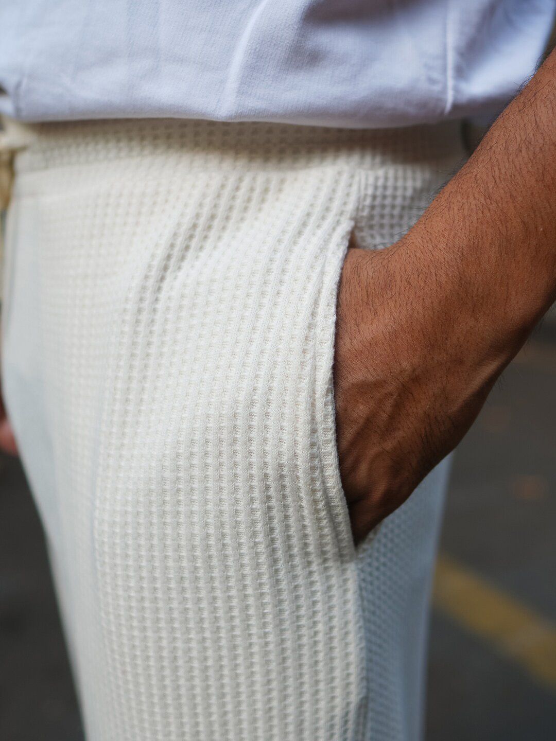 Powerlook Men Texture Baggy Fit Track Pants