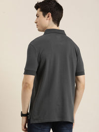 DILLINGER Men Polo Collar Pure Cotton T-shirt