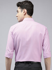 Park Avenue Slim Fit Textured Self Design Formal Shirt