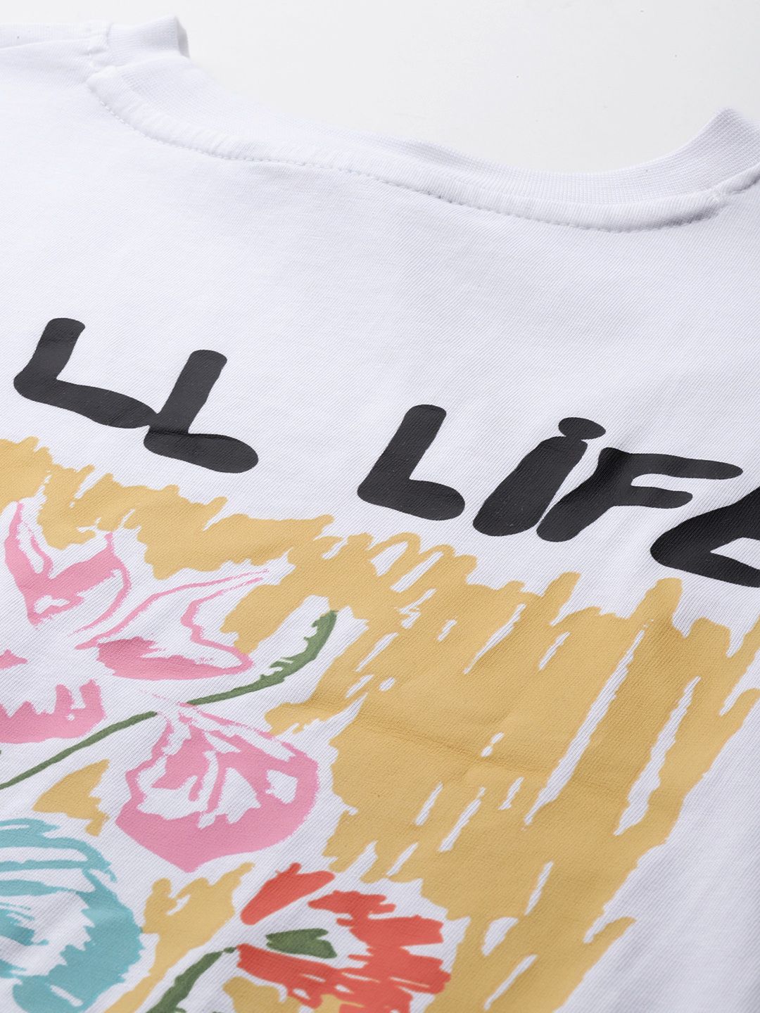 DressBerry Women Floral Printed Pure Cotton T-shirt