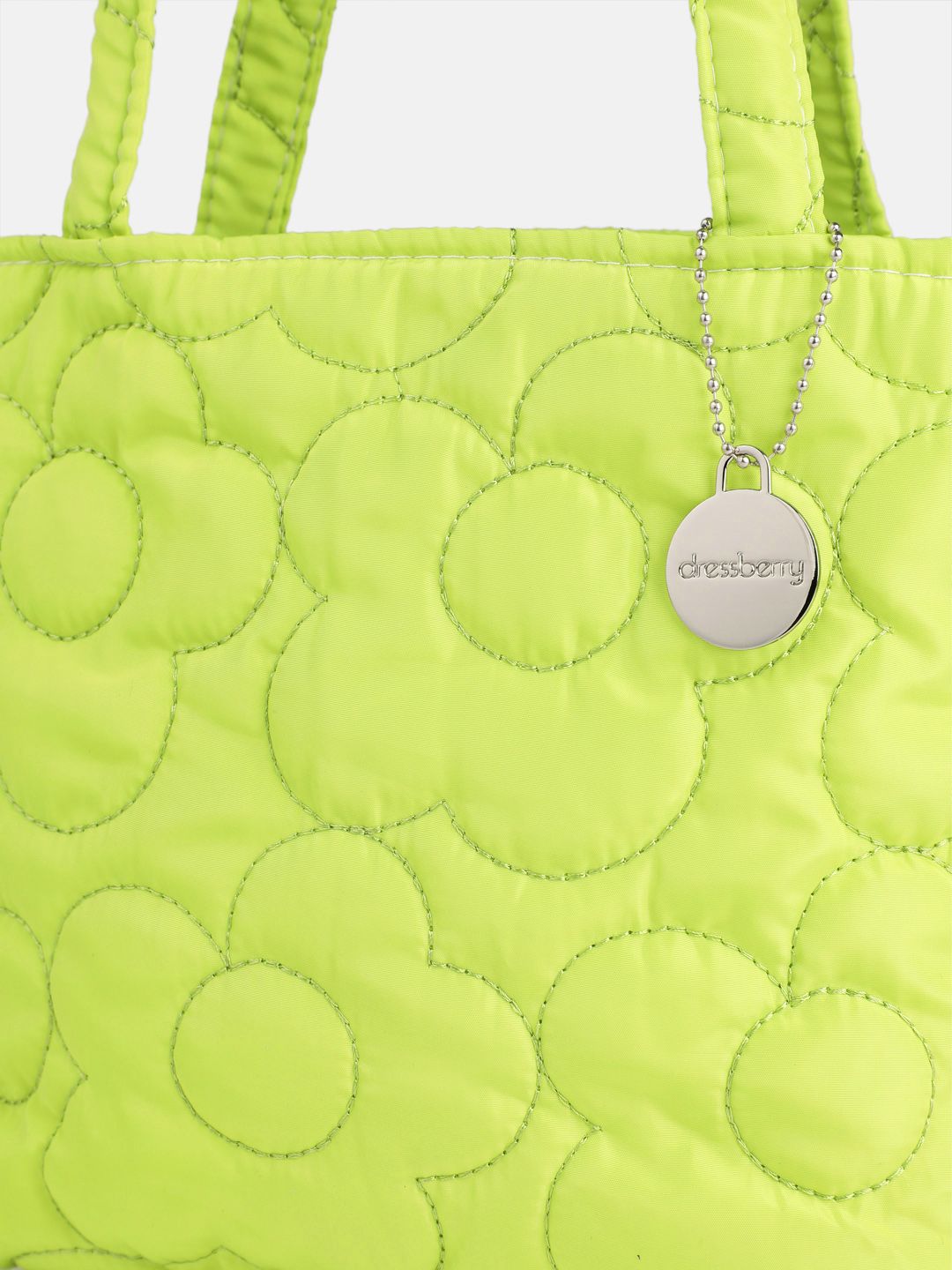 DressBerry Floral Self-Design Quilted Handheld Bag